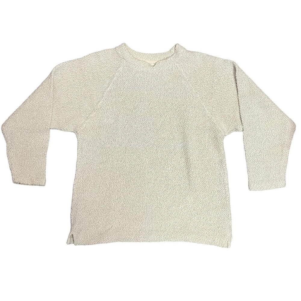 The Territory Ahead Womens Cream Cabin Core Sweater Size Large
